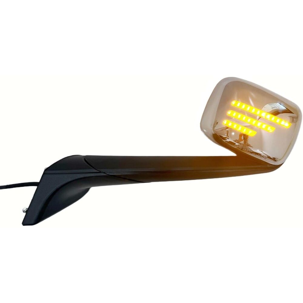 Chrome Hood Mirror Assembly w LED Three Lines fit for Truck Freightliner Cascadi